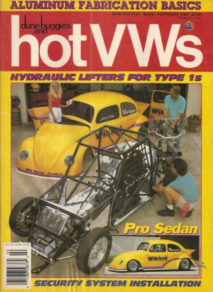 DUNE BUGGIES & HOT VW'S 1989 FEB - TYPE 1 HYDRAULIC LIFTERS, HOOD SEAL INSTALL